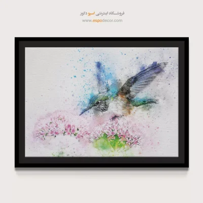 تابلو طرح آبرنگی - اسپو دکور