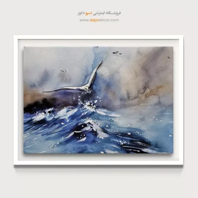 تابلو طرح آبرنگی - اسپو دکور