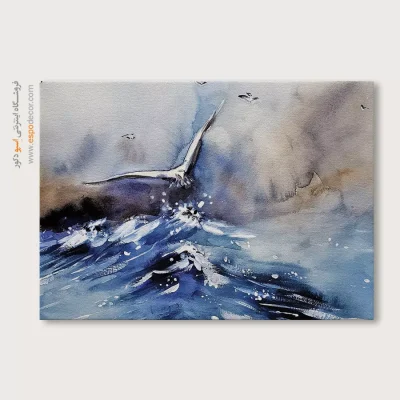 تابلو طرح آبرنگی - اسپو دکور