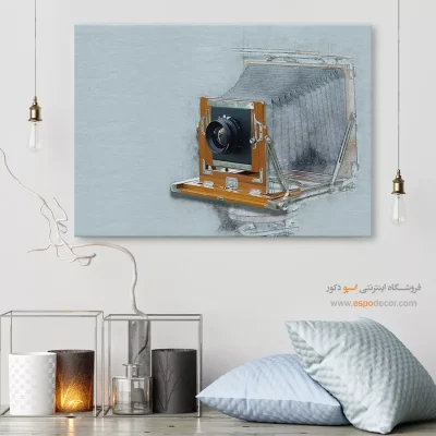 تابلو طرح آبرنگی - اسپو دکور