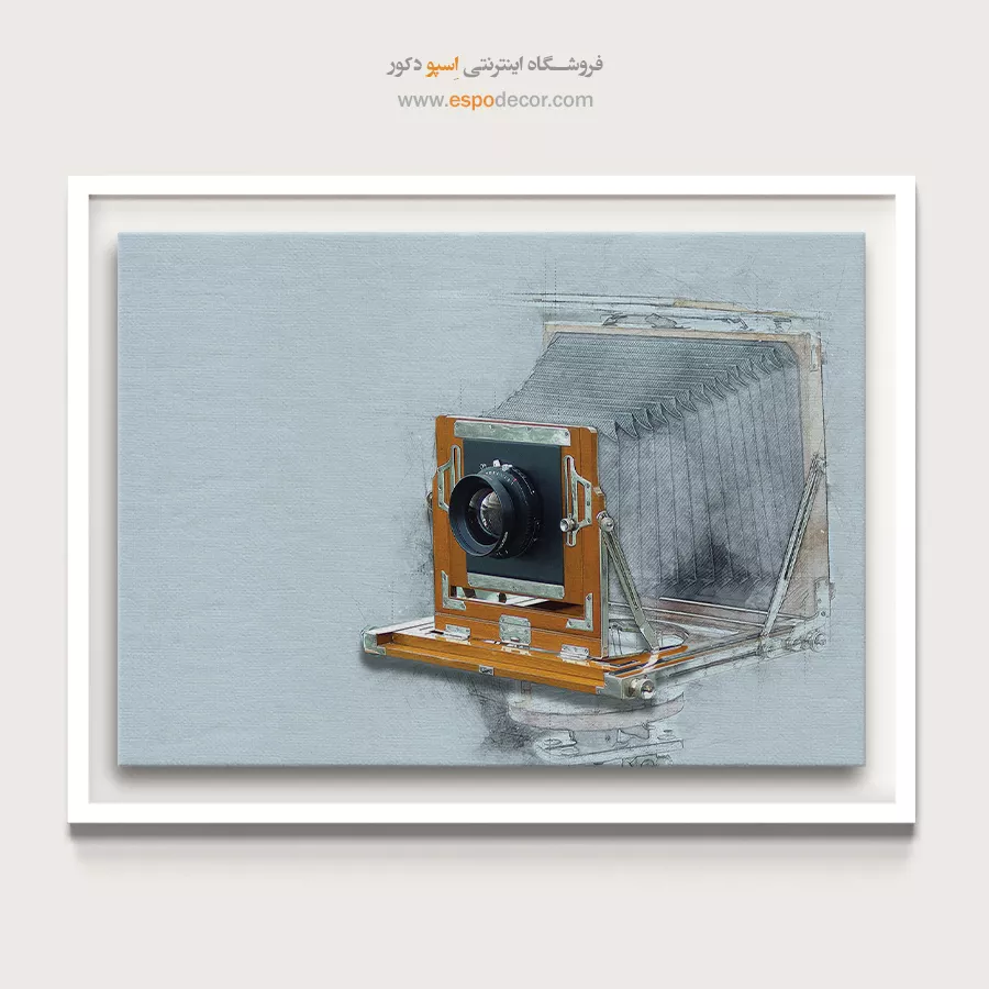 تابلو طرح آبرنگی - اسپو دکور