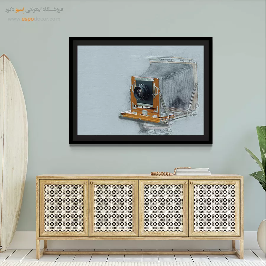 تابلو طرح آبرنگی - اسپو دکور