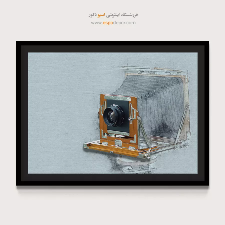 تابلو طرح آبرنگی - اسپو دکور