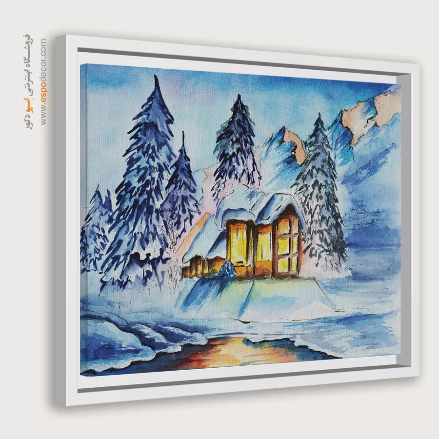 تابلو طرح آبرنگی - اسپو دکور