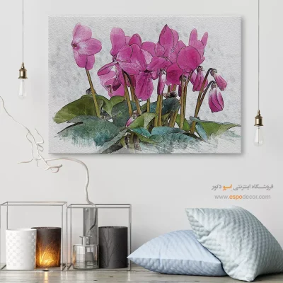 تابلو طرح آبرنگی - اسپو دکور
