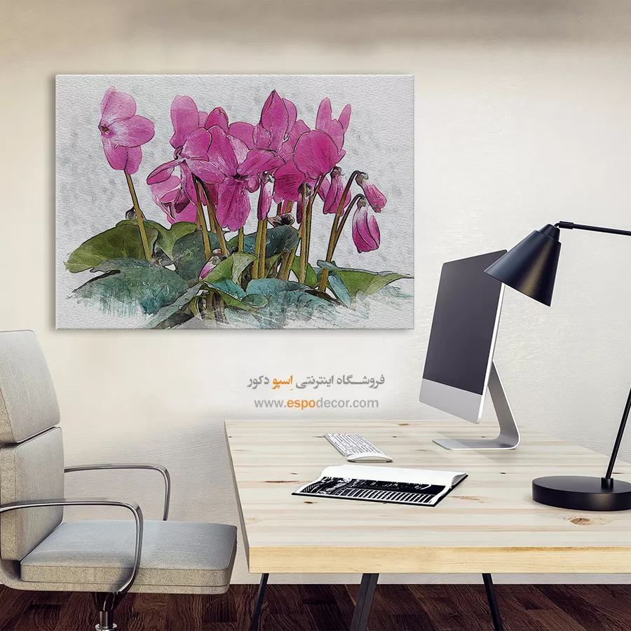 تابلو طرح آبرنگی - اسپو دکور