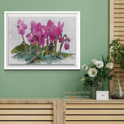 تابلو طرح آبرنگی - اسپو دکور