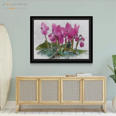 تابلو طرح آبرنگی - اسپو دکور