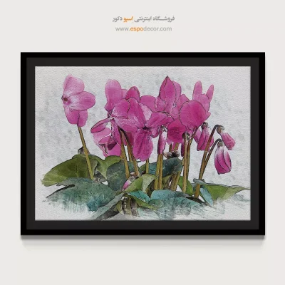 تابلو طرح آبرنگی - اسپو دکور