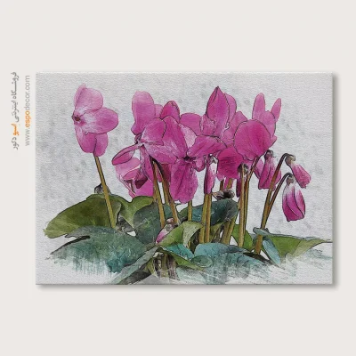 تابلو طرح آبرنگی - اسپو دکور