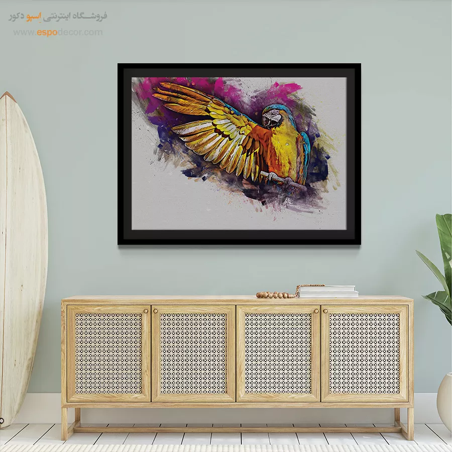 تابلو طرح آبرنگی - اسپو دکور