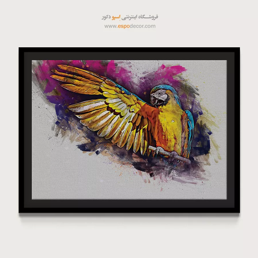 تابلو طرح آبرنگی - اسپو دکور