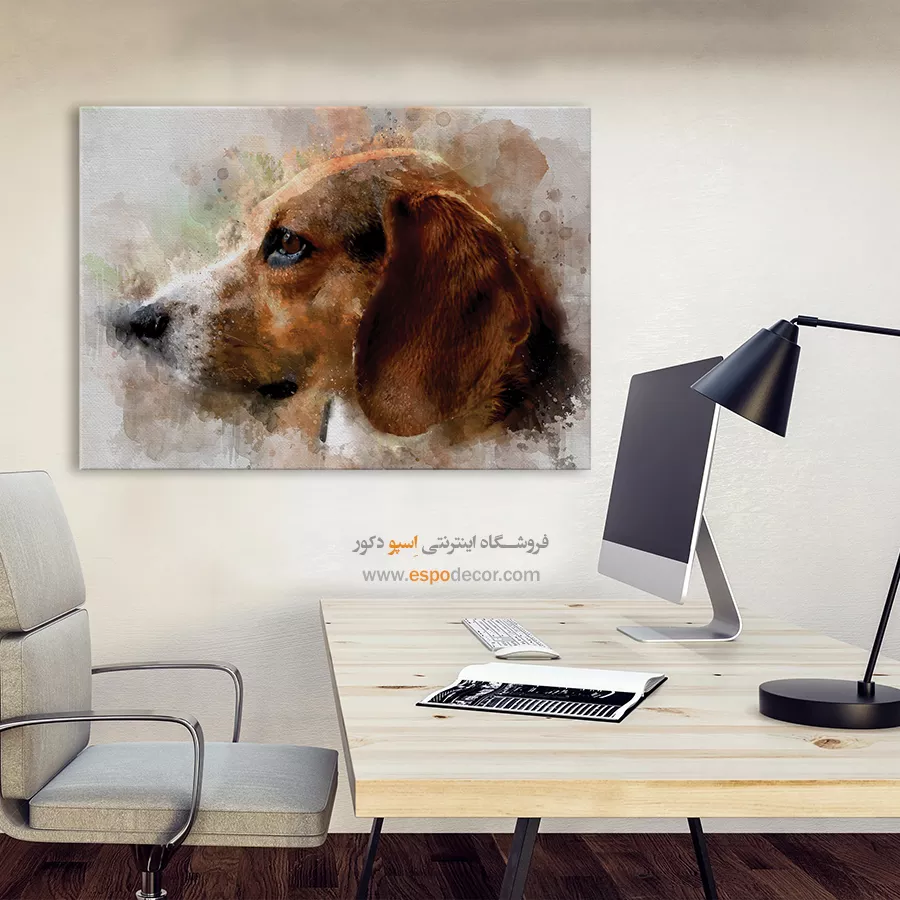 تابلو طرح آبرنگی - اسپو دکور