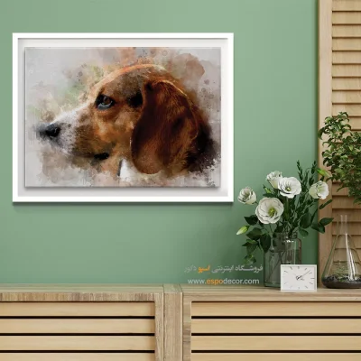 تابلو طرح آبرنگی - اسپو دکور