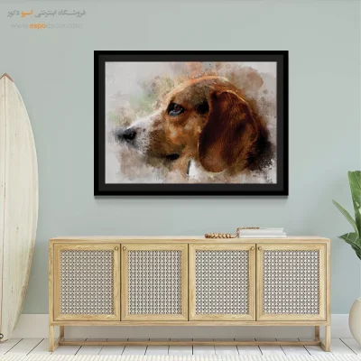 تابلو طرح آبرنگی - اسپو دکور