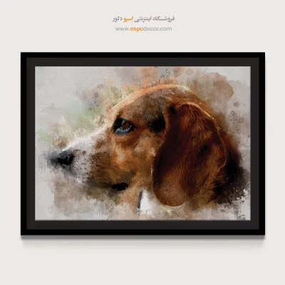 تابلو طرح آبرنگی - اسپو دکور