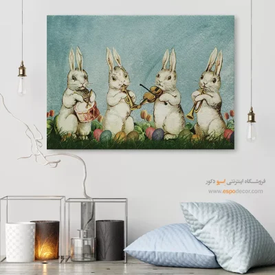 تابلو طرح آبرنگی - اسپو دکور