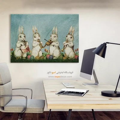 تابلو طرح آبرنگی - اسپو دکور