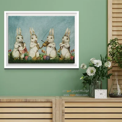 تابلو طرح آبرنگی - اسپو دکور