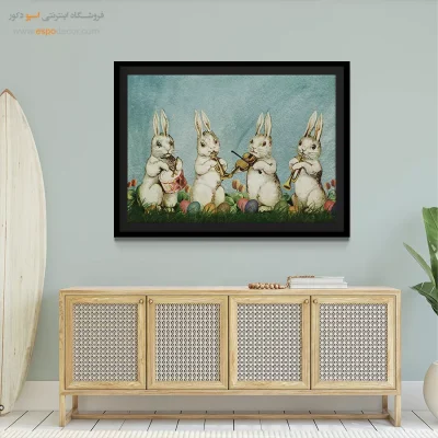 تابلو طرح آبرنگی - اسپو دکور