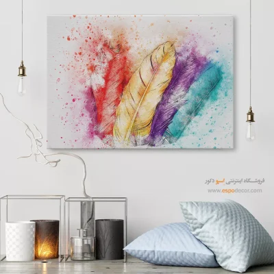 تابلو طرح آبرنگی - اسپو دکور
