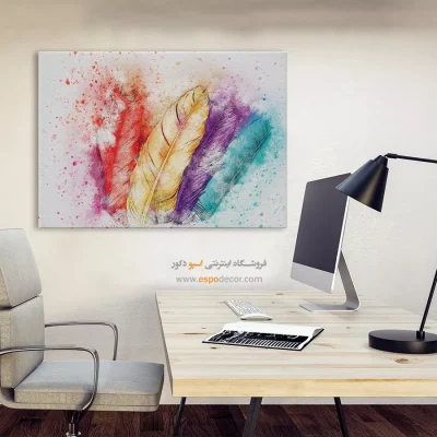 تابلو طرح آبرنگی - اسپو دکور