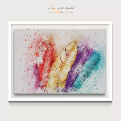 تابلو طرح آبرنگی - اسپو دکور