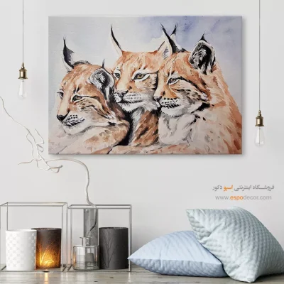 تابلو طرح آبرنگی - اسپو دکور