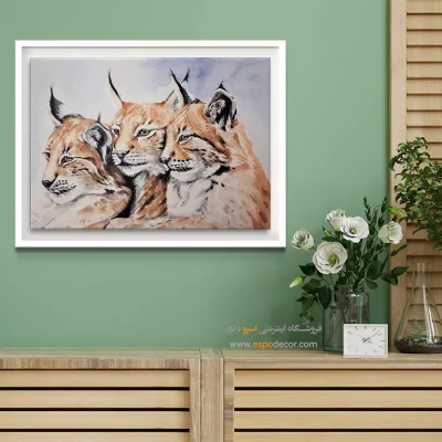 تابلو طرح آبرنگی - اسپو دکور