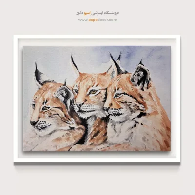 تابلو طرح آبرنگی - اسپو دکور