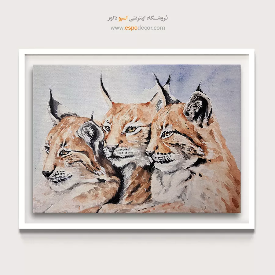 تابلو طرح آبرنگی - اسپو دکور