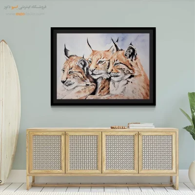 تابلو طرح آبرنگی - اسپو دکور