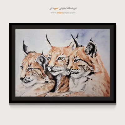 تابلو طرح آبرنگی - اسپو دکور