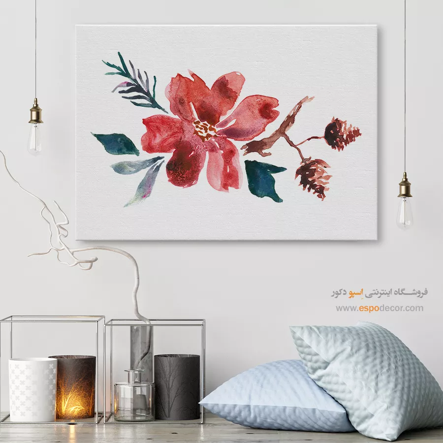 تابلو طرح آبرنگی - اسپو دکور