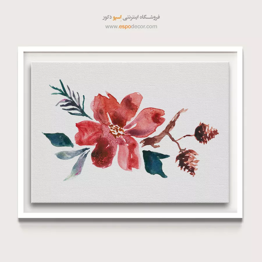 تابلو طرح آبرنگی - اسپو دکور