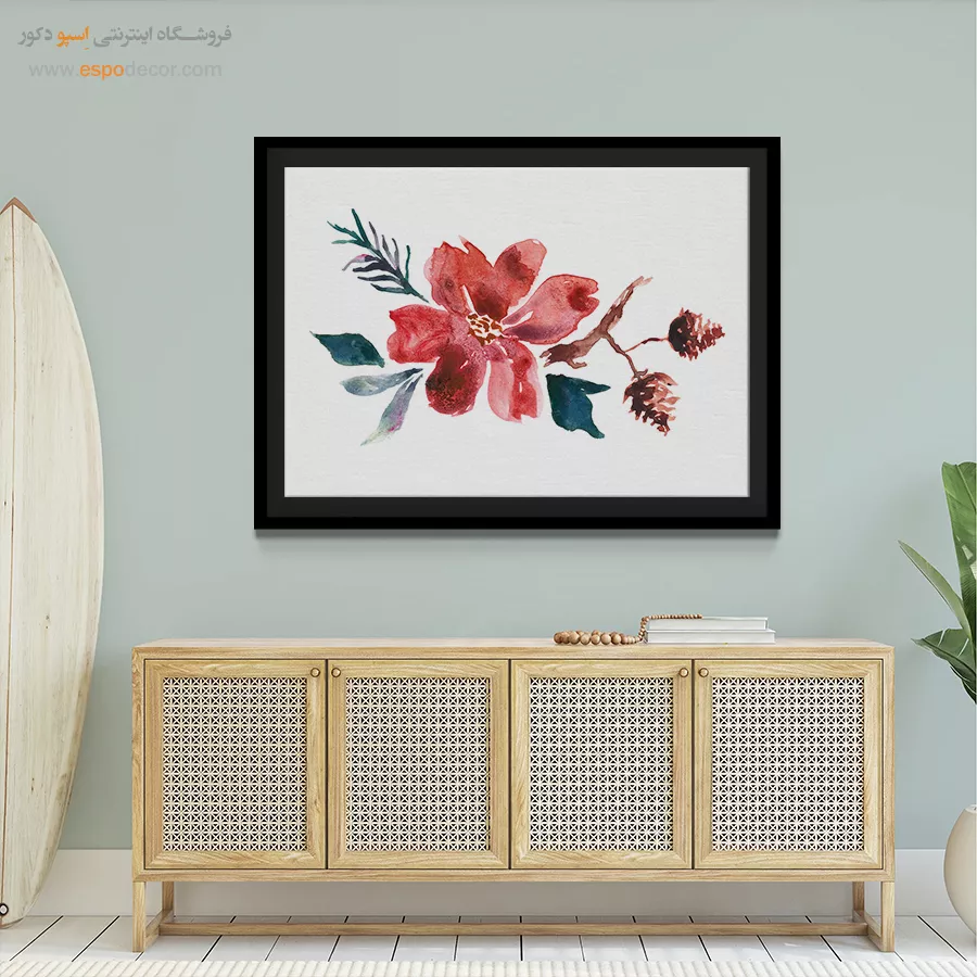 تابلو طرح آبرنگی - اسپو دکور