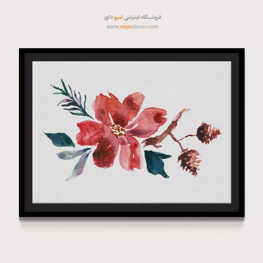 تابلو طرح آبرنگی - اسپو دکور