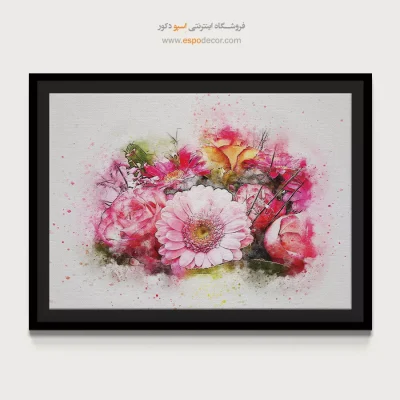 تابلو طرح آبرنگی - اسپو دکور