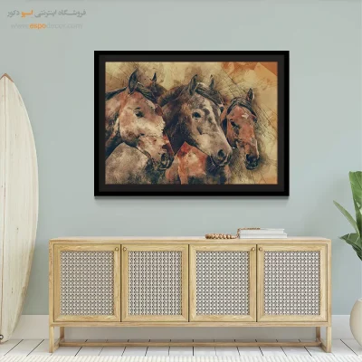 تابلو طرح آبرنگی - اسپو دکور