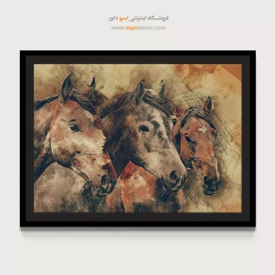 تابلو طرح آبرنگی - اسپو دکور