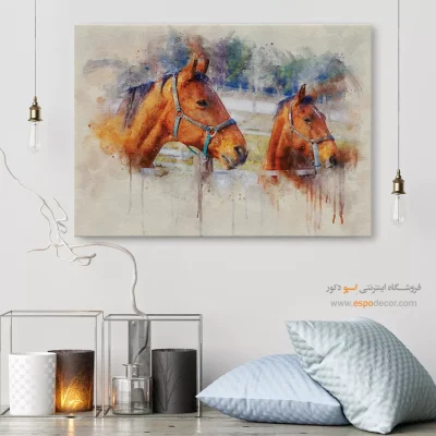 تابلو طرح آبرنگی - اسپو دکور