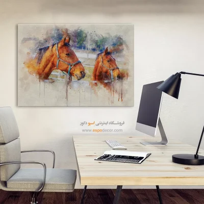 تابلو طرح آبرنگی - اسپو دکور