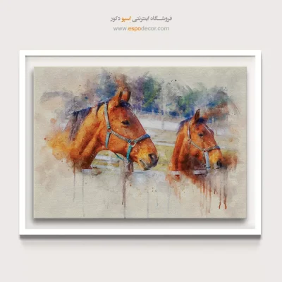 تابلو طرح آبرنگی - اسپو دکور