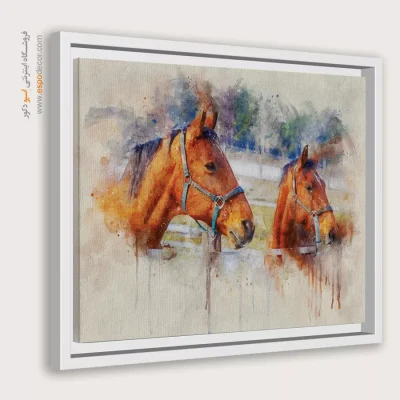 تابلو طرح آبرنگی - اسپو دکور