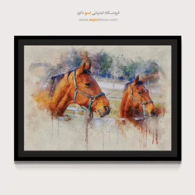 تابلو طرح آبرنگی - اسپو دکور