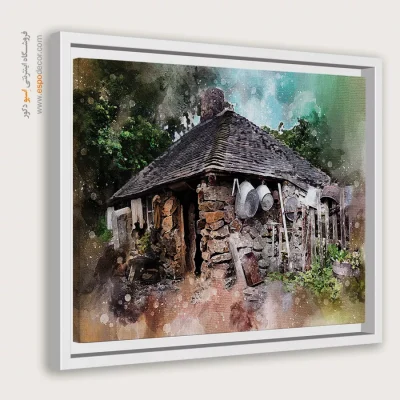 تابلو طرح آبرنگی - اسپو دکور