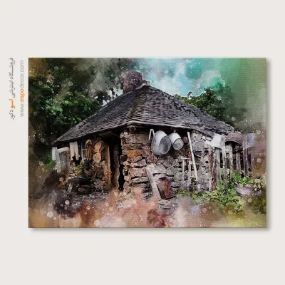 تابلو طرح آبرنگی - اسپو دکور