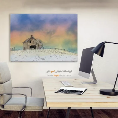 تابلو طرح آبرنگی - اسپو دکور