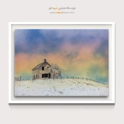 تابلو طرح آبرنگی - اسپو دکور