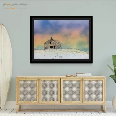 تابلو طرح آبرنگی - اسپو دکور